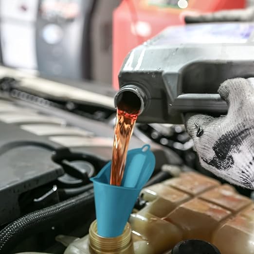 Plastic Long Neck Oil Funnels, for Filling Automotive Oil, Lubricants Engine - Image 2