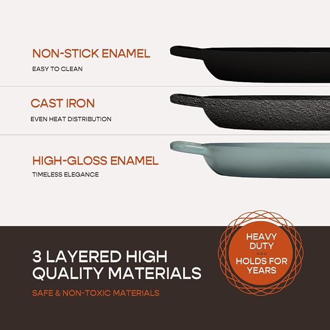 Krustic Enameled Cast Iron Dutch Oven - Image 3