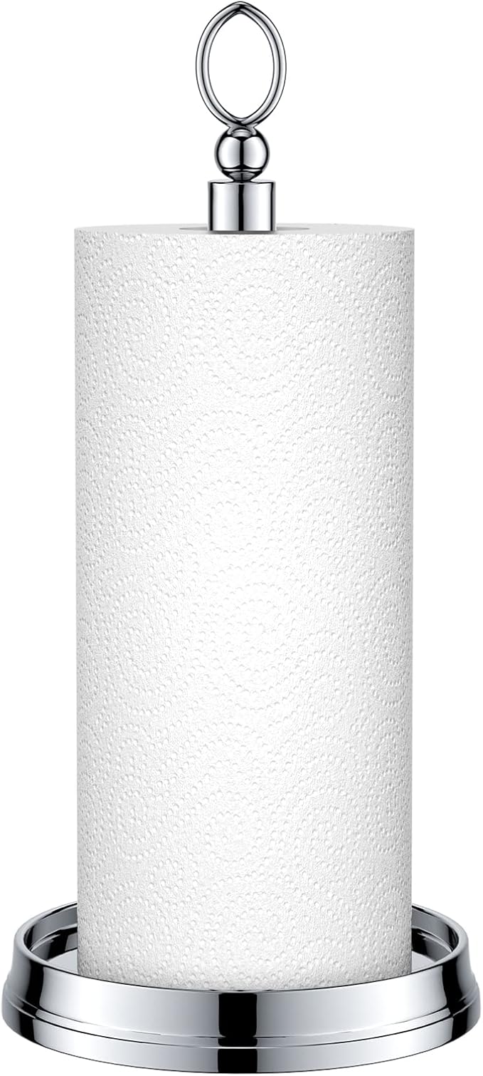 KASUNTO Paper Towel Holder Steel Paper Holder countertop，Black Paper Towel by Kasunto