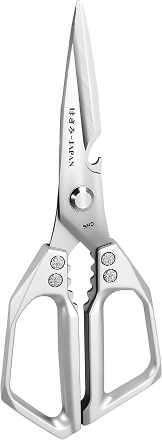 Kitchen Scissors, All Purpose，Ultra Sharp Meat Scissors，Heavy Duty Silver by Honsen