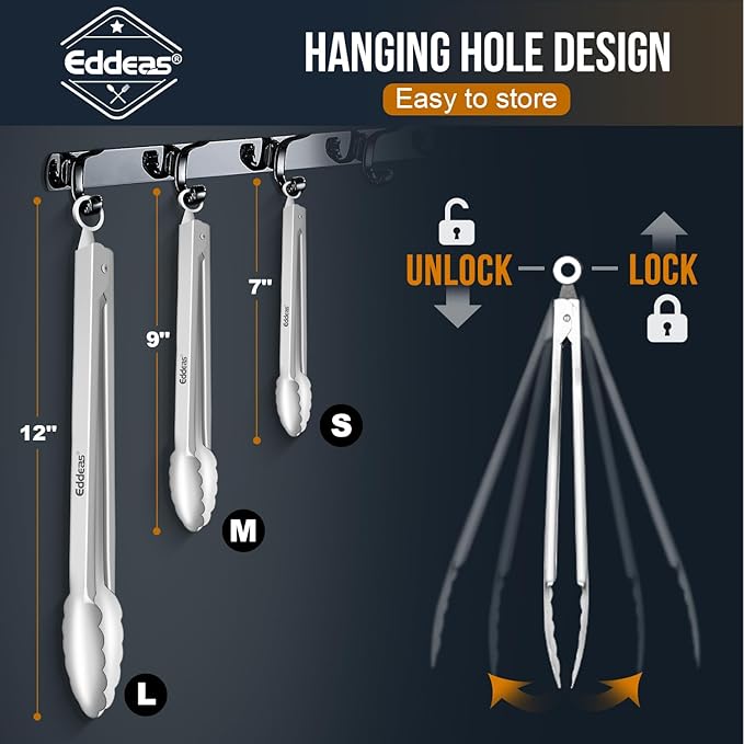 Eddeas Tongs For Cooking - Image 7