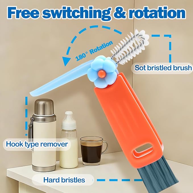 3 in 1 Cup Lid Cleaning Brush - Image 4