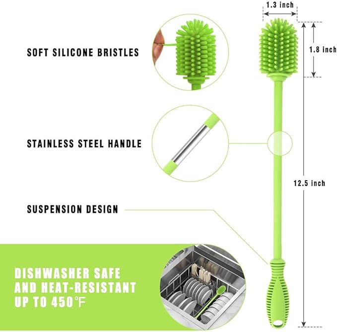 Silicone Bottle Cleaning Brush - Image 4