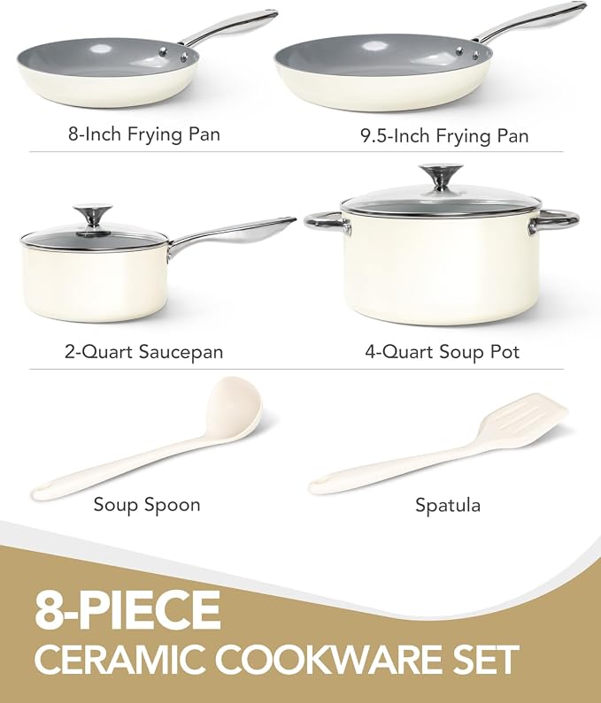 MICHELANGELO Pots and Pans Set Non Stick - Image 7