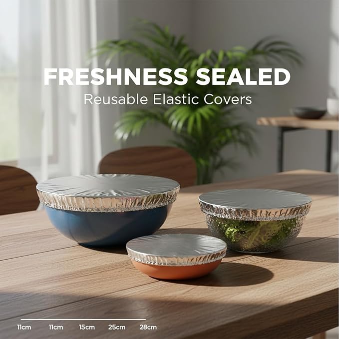 Reusable Aluminum Foil Food Covers: Heat-Insulating, Freshness-Preserving - Image 5