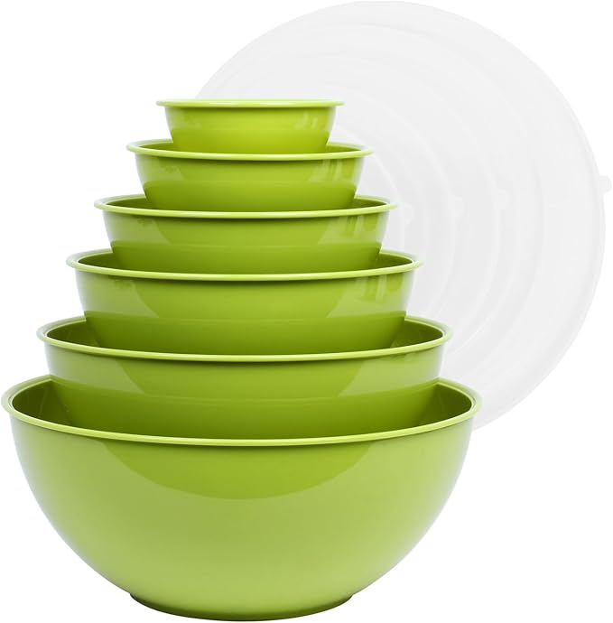 BoxedHome BPA Free Plastic Round Mixing Bowl by BoxedHomeProducts