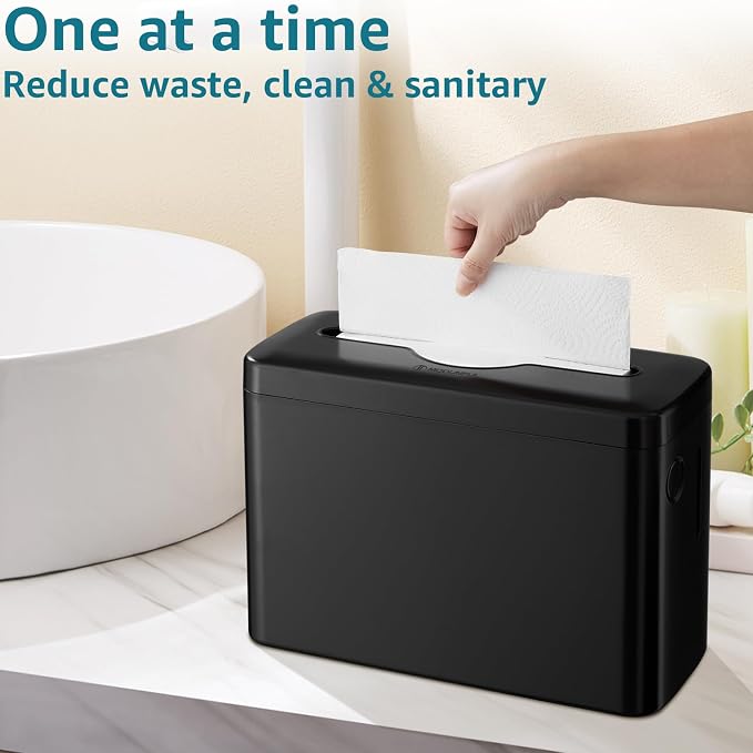 Multifold Paper Towel Dispenser Countertop, Heavy Duty Wide-Design, 300-Sheet - Image 2