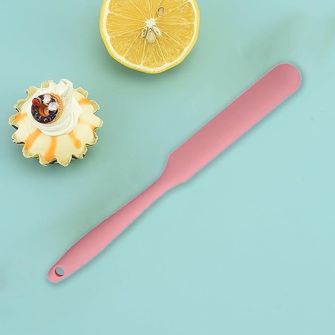 3Pcs Silicone Jar Spatula Long Handle Kitchen Spatulas - Image 4