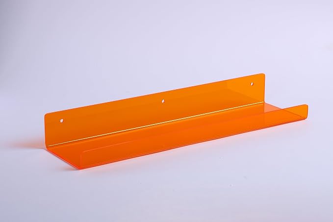 upsimples Acrylic Shelves for Wall Decor, Living Room, Floating Bookshelves for - Image 7