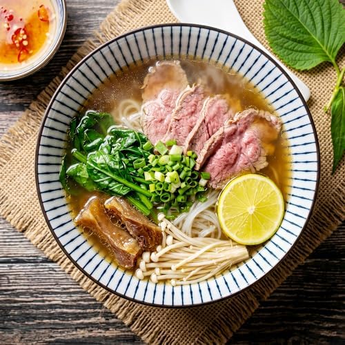 QINLANG 60 oz Large Soup Bowl, Pho Bowls, Japanese Ramen Bowls Set of