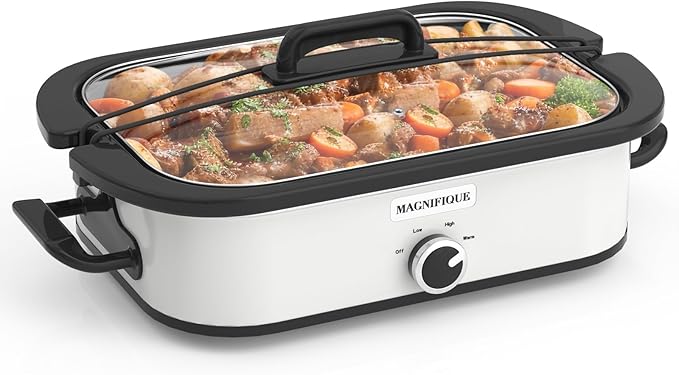 MAGNIFIQUE 4 Quart Casserole Slow Cooker by Magnifique