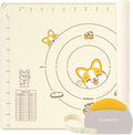 Ourokhome Silicone Baking Mat Sheet and Pastry Dough Cutter, 0.5 Inch Thick 32" by Ourokhome