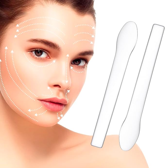 Pndeyo 3pcs Mini Stainless Steel Makeup Spatula, Skincare Scoop Applicator - Image 5