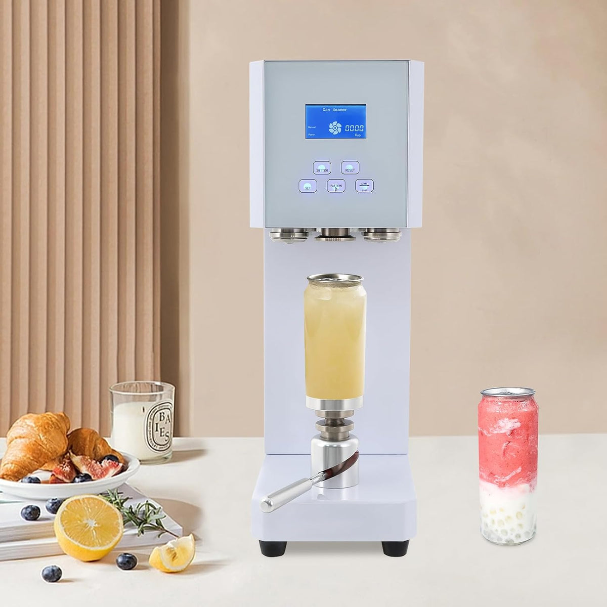 Commercial Soda Can Sealer, Automatic Can Sealing Machine with