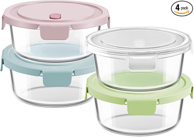 30oz Glass Meal Prep Containers by Freshmage