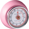 Zassenhaus Magnetic Retro Kitchen Timer, Classic Mechanical Cooking Timer by Zassenhaus