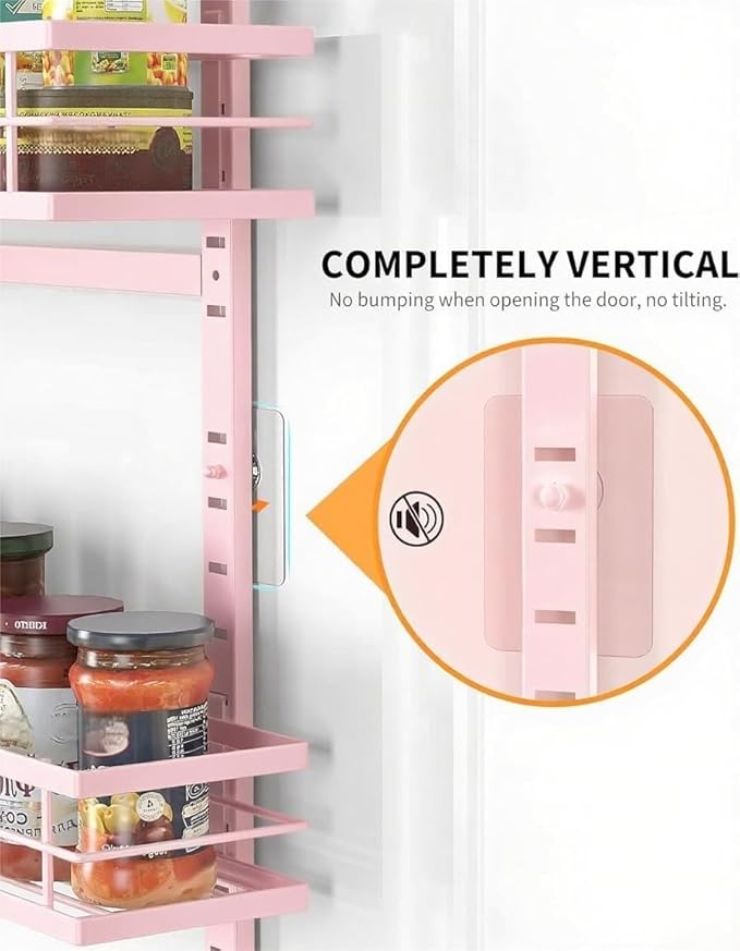Moforoco Pink 9-Tier Over The Door Pantry Organizer, Pantry Organization and - Image 6