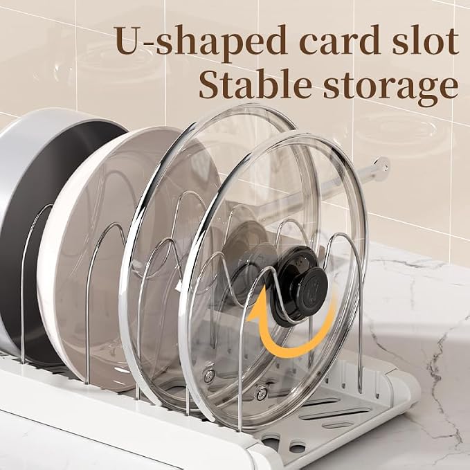 Pot Rack -Expandable Pan Organizer - Image 6