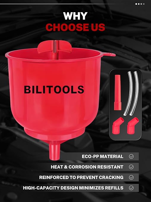 BILITOOLS No-Spill Coolant Funnel Kit - Image 5