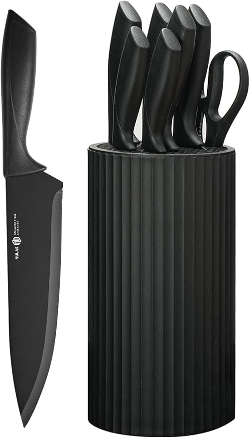 Knife Set, 8-Piece Kitchen Knife Set by NULAS