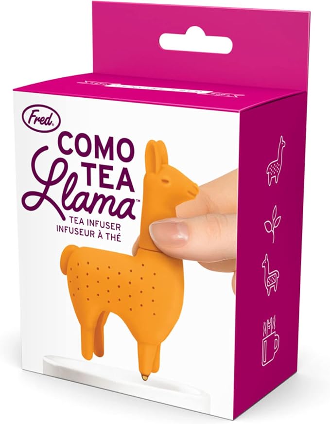 Genuine Fred, COMO TEA LLAMA, Llama Reusable Silicone Tea Infuser, Fun Gift - Image 2