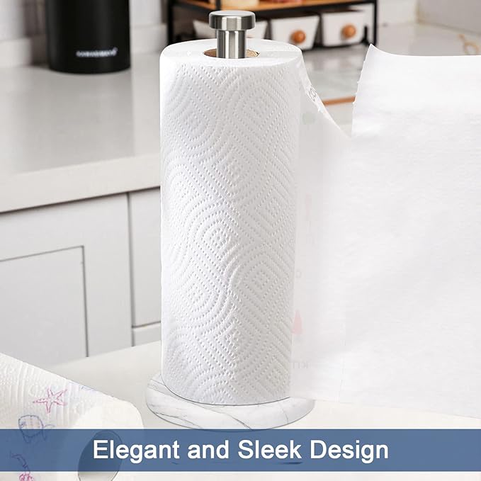 NearMoon Standing Paper Towel Holder, Kitchen Paper Towel Tissue Holder- - Image 2