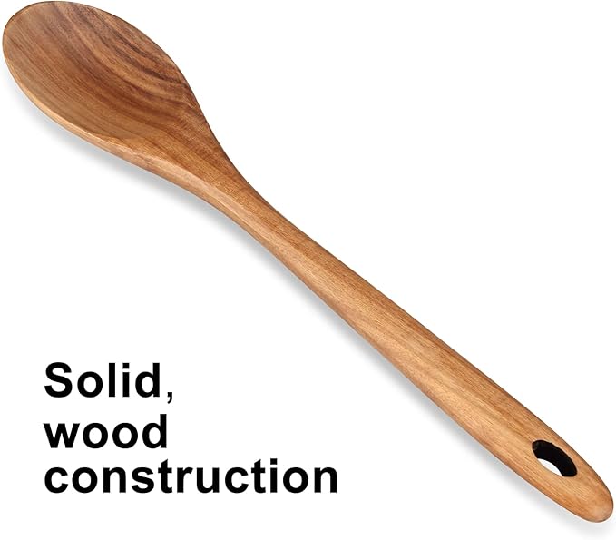 14 Inch Large Wooden Spoon for Cooking Utensil Mixing Spoons Baking Serving - Image 5