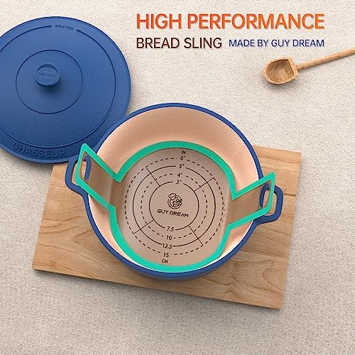 GUYGUYDREMAT Bread Sling for Dutch Oven – Heavy-Duty Reusable Silicone