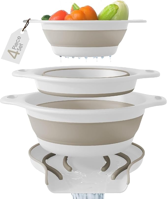 Gevoli Collapsible Colanders Food Strainers by Gevoli