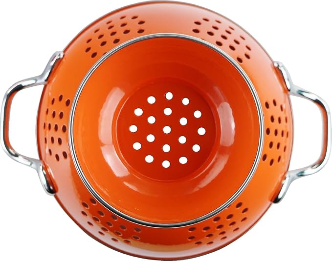Calypso Basics by Reston Lloyd Powder Coated Enameled Colander, 5 Quart - Image 4