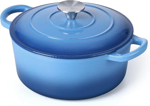 3 Qt Enameled Cast Iron Dutch Oven by E-far