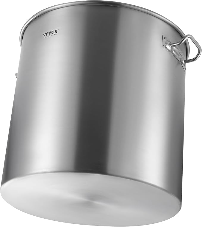 VEVOR Stainless Steel Stockpot, 100 Quart Large Cooking Pots, Cookware Sauce Pot - Image 11