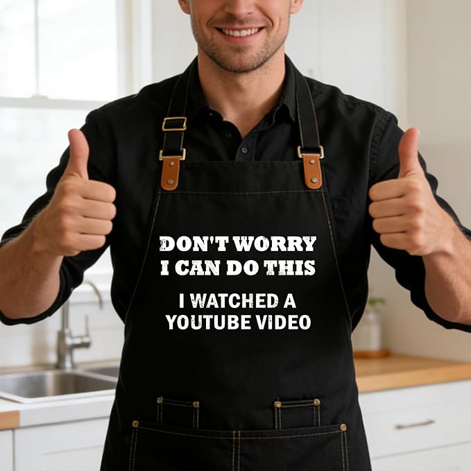 Baking Apron for Men Women, Funny Apron Baking Gifts - Image 5