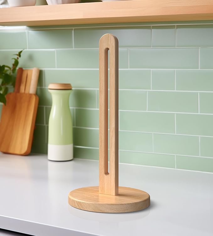 Wooden Paper Towel Holder Stand - Image 9
