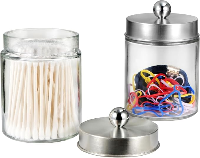 SheeChung 2-Pack Qtip Holder Dispenser - Image 6