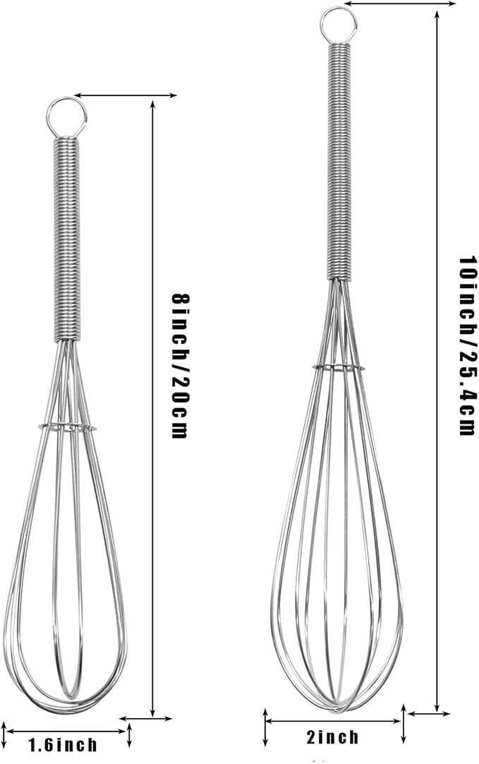 Digead Mini Wire Whisk, 304 Stainless Steel - Image 2