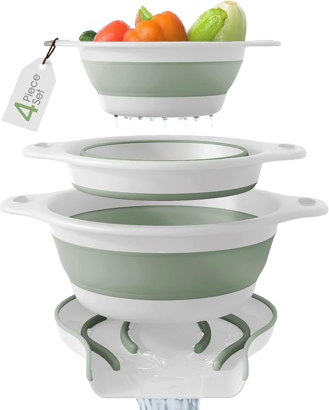 Gevoli Collapsible Colanders Food Strainers - Image 8