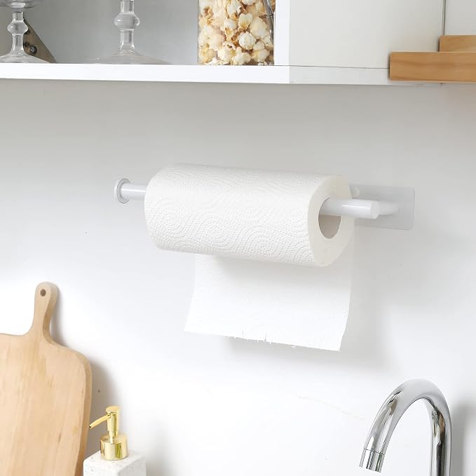 theaoo White Paper Towel Holder - Image 2