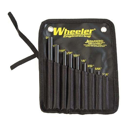 Wheeler Engineering Roll Pin Starter Punch Set by Wheeler