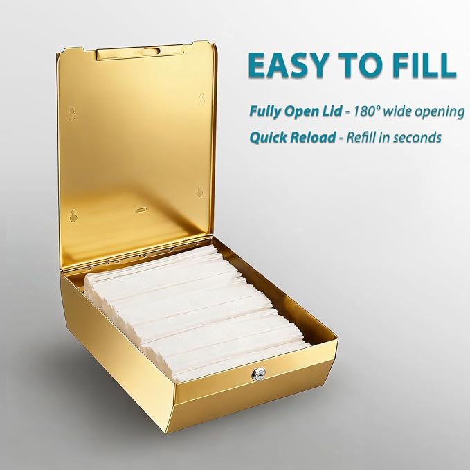 Commercial Paper Towel Dispenser Gold - Image 7