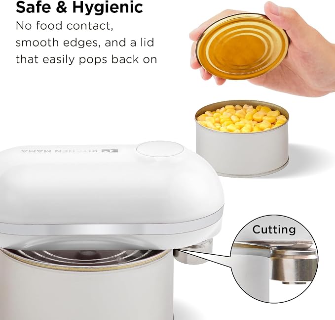 Kitchen Mama Mini Plus Rechargeable Electric Can Opener: USB-C Charging - Image 5