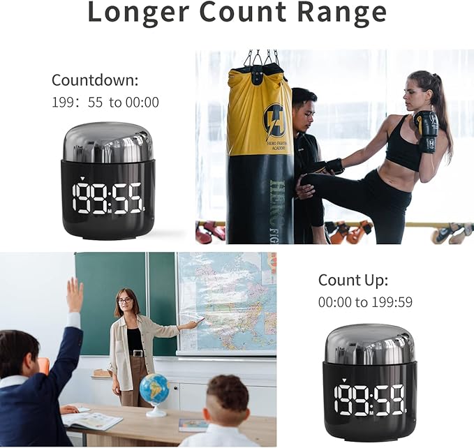 Digital Kitchen Timer, Countdown Countup Timer - Image 4
