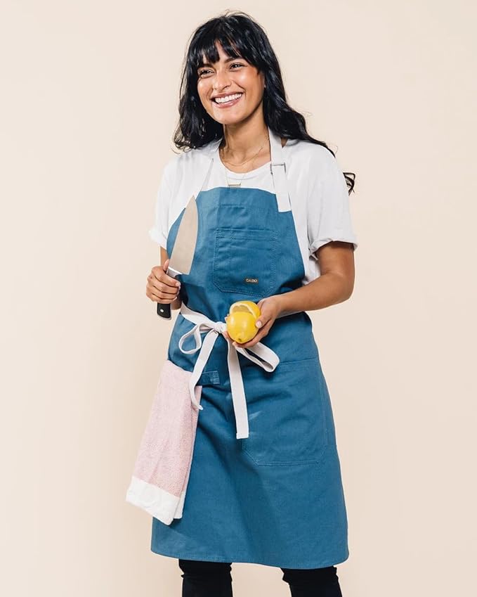 Caldo Daily Cotton Kitchen Apron - Image 3