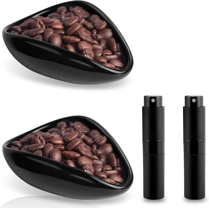 Coffee Bean Dosing Cup and Spray Bottle Set by Unknown