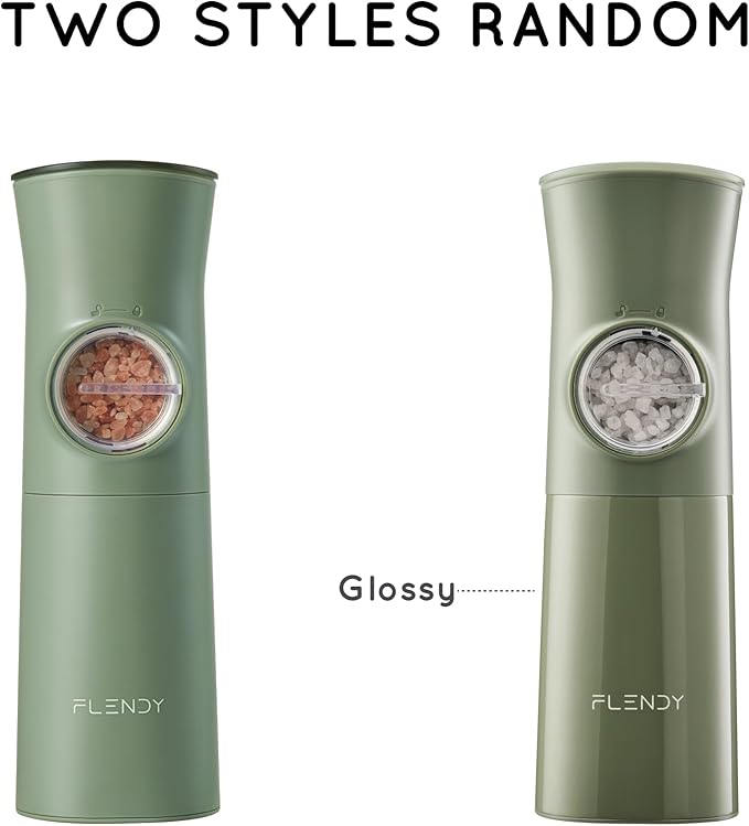 Flendy Gravity Electric Salt and Pepper Grinder Set Rechargeable, Automatic - Image 7
