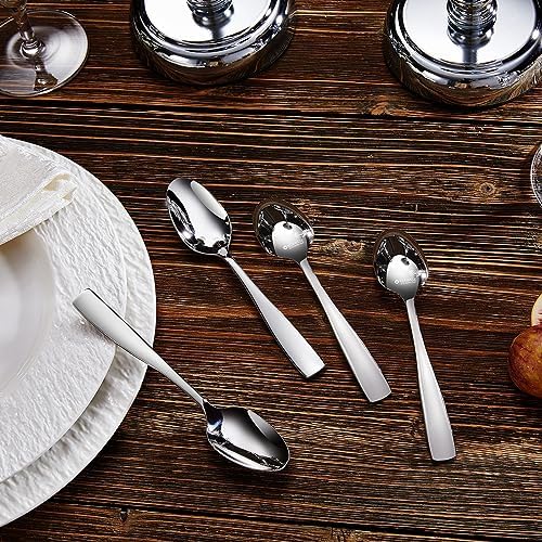 KEAWELL Premium Louis 4-Piece 18/10 Teaspoon Set (6.4" Teaspoon)