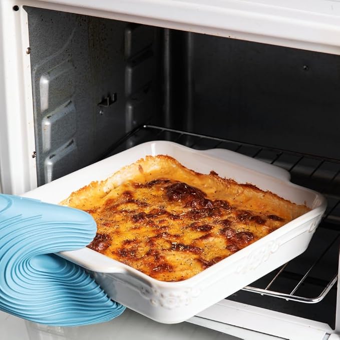 Sweejar Casserole Dishes for Oven, Ceramic Bakeware Set of 4, Rectangular - Image 6