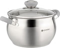 Daniks Modern 3 Quart Stainless Steel Stock Pot by Daniks