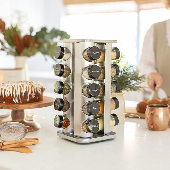 Orii 20 Jar Rotating Spice Rack - Image 8
