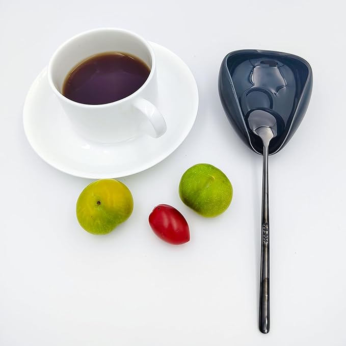 Ture Small Mini Ceramic Spoon Rest: Coffee Teaspoon & Bar Spoon Holder Kit - Image 2